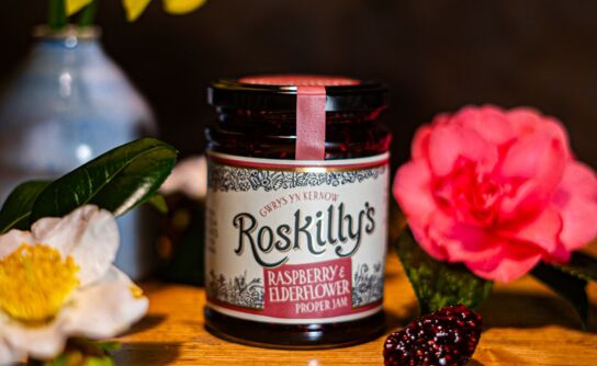 Farmhouse Raspberry & Elderflower Jam 360g