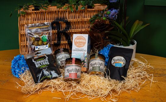 A Cornish Christmas Basket