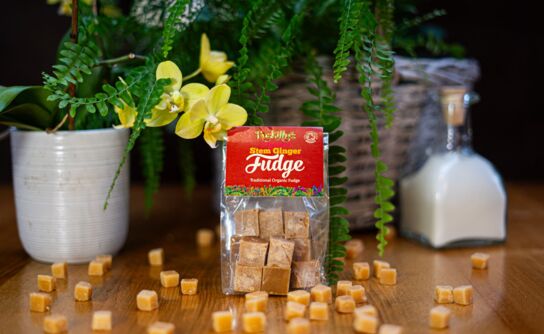 Organic Stem Ginger Fudge 100g
