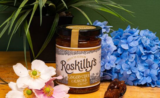 Gingery Cider & Almond Chutney 300g