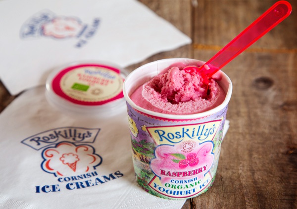 Roskilly's Raspberry Yoghurt ice