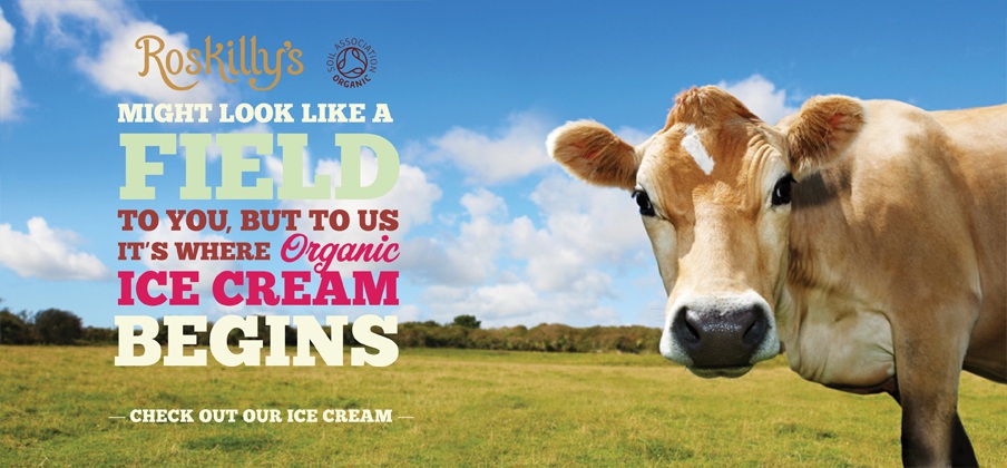 Might look like a field to you but to us it's where organic ice cream