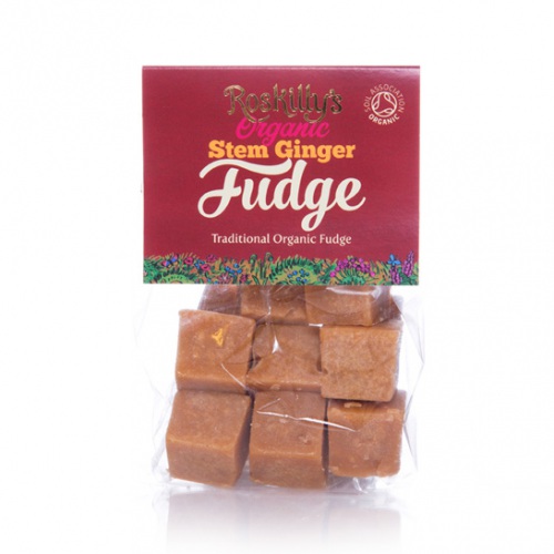 Organic Stem Ginger Fudge 100g